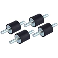 M6 amortiguador de goma para amortiguador- antivibración- bomba de compresor de aire 20 × 20